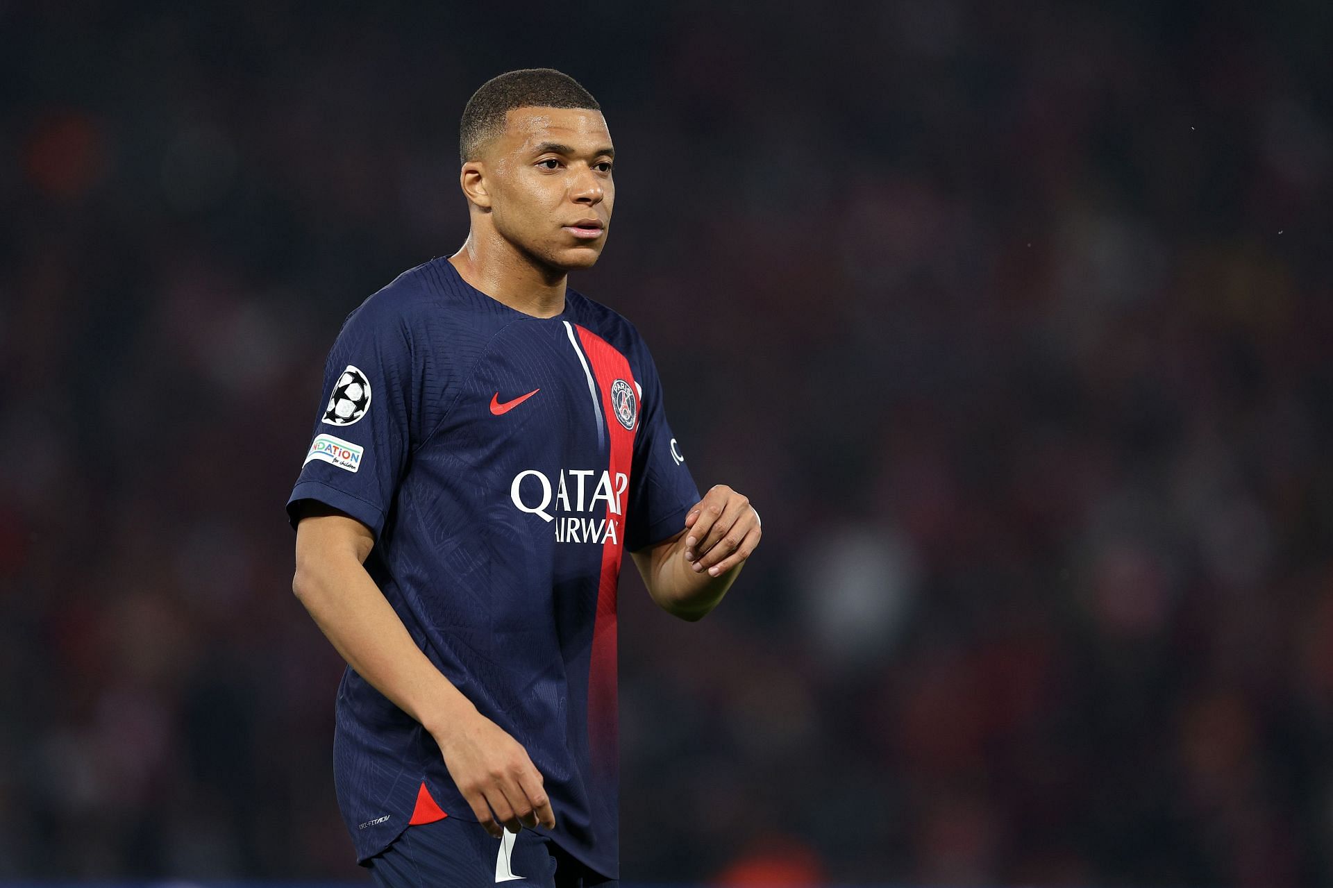 PSG striker Kylian Mbappe